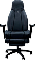 Cooler Master Synk X Ultra Black Ergonomic Real-Time Tactile Immersion Chair, Retractable Leg Rest, All-in-one Controller, Breathable Fabric, Stable Rolling Base, Solid Structure (IXC-SX1-K-US1)