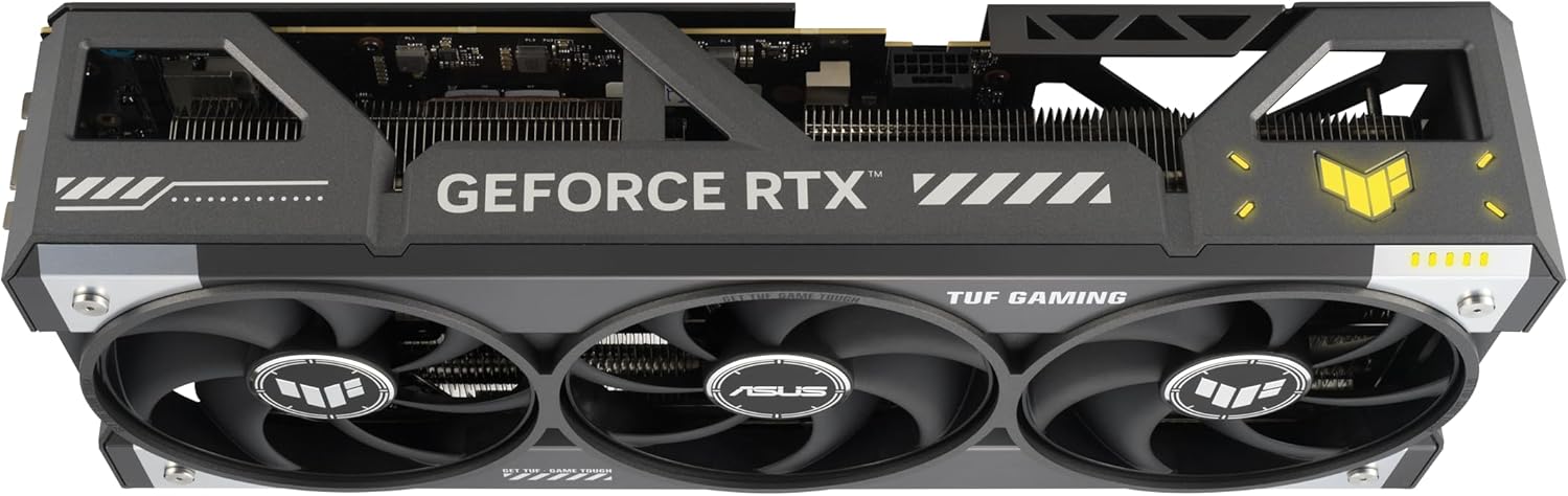 ASUS TUF GeForce RTX™ 5080 16GB GDDR7 OC Edition Graphics Card, NVIDIA, Desktop (PCIe® 5.0, HDMI®/DP 2.1, 3.6-Slot, Military-Grade Components, Protective PCB Coating, Axial-tech Fans, Vapor Chamber)