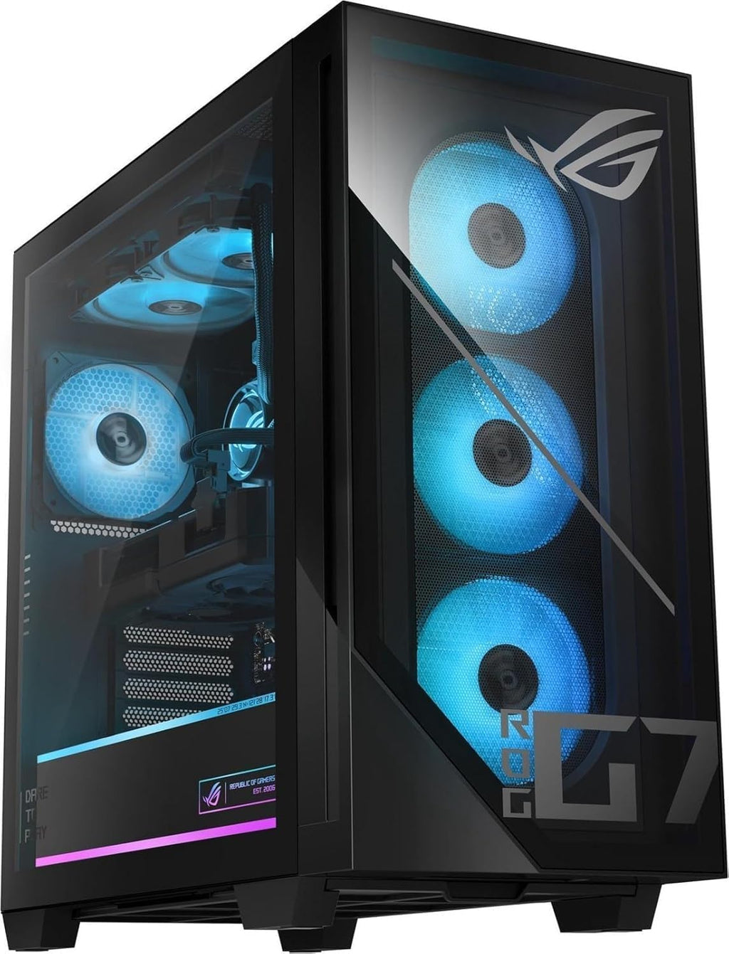 ASUS ROG Strix G700 Desktop 2TB SSD 192GB DDR5 RAM Win 11 Pro (Intel 15th gen Core Ultra 7 265K Processor Turbo to 5.60GHz, NVIDIA GeForce 4060 Ti RTX 8GB GDDR6) Gaming PC Computer