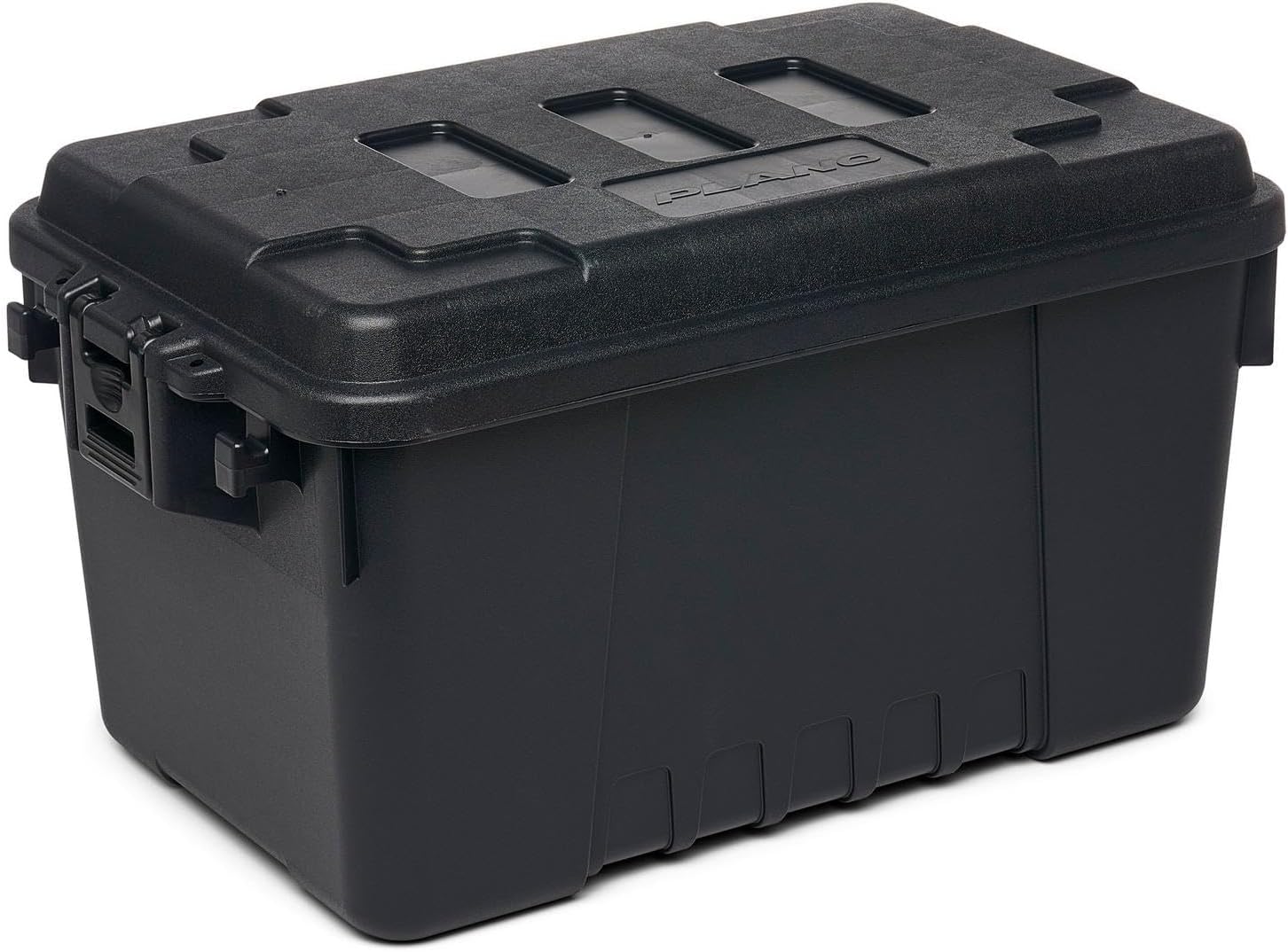 Plano 5 Pack Small Sportsman's Trunk for Outdoor Gear and Tools with Integrated Easy-Glide Wheels for Smooth Transport, Black