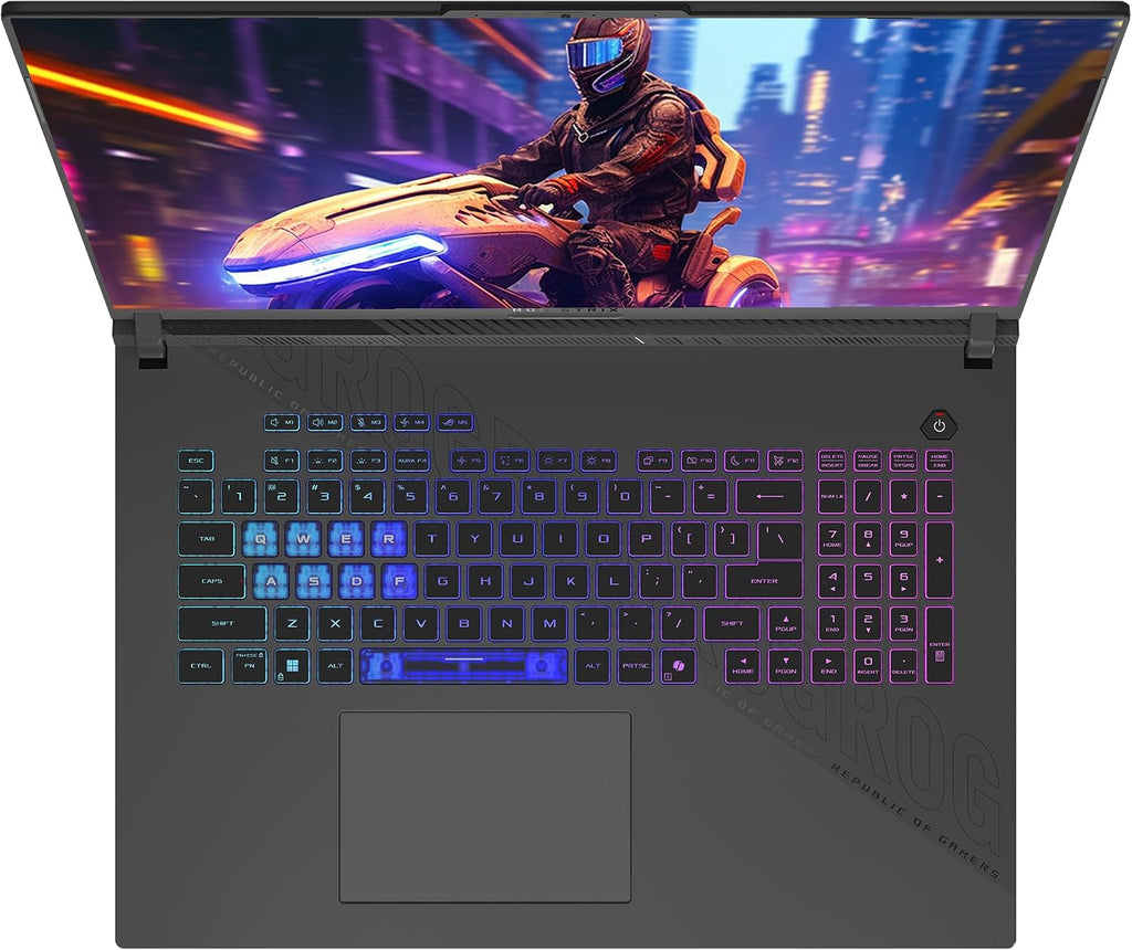 ASUS ROG Strix G18 Gaming Laptop, AMD Ryzen 9-9955HX, 32 GB DDR5 RAM, 2 TB PCIe SSD, 18' 2.5K (2560x1600) 240Hz Display, Nvidia G-Force RTX 5070, 4-Zone RGB Keyboard, W11 Home, Eclipse Gray