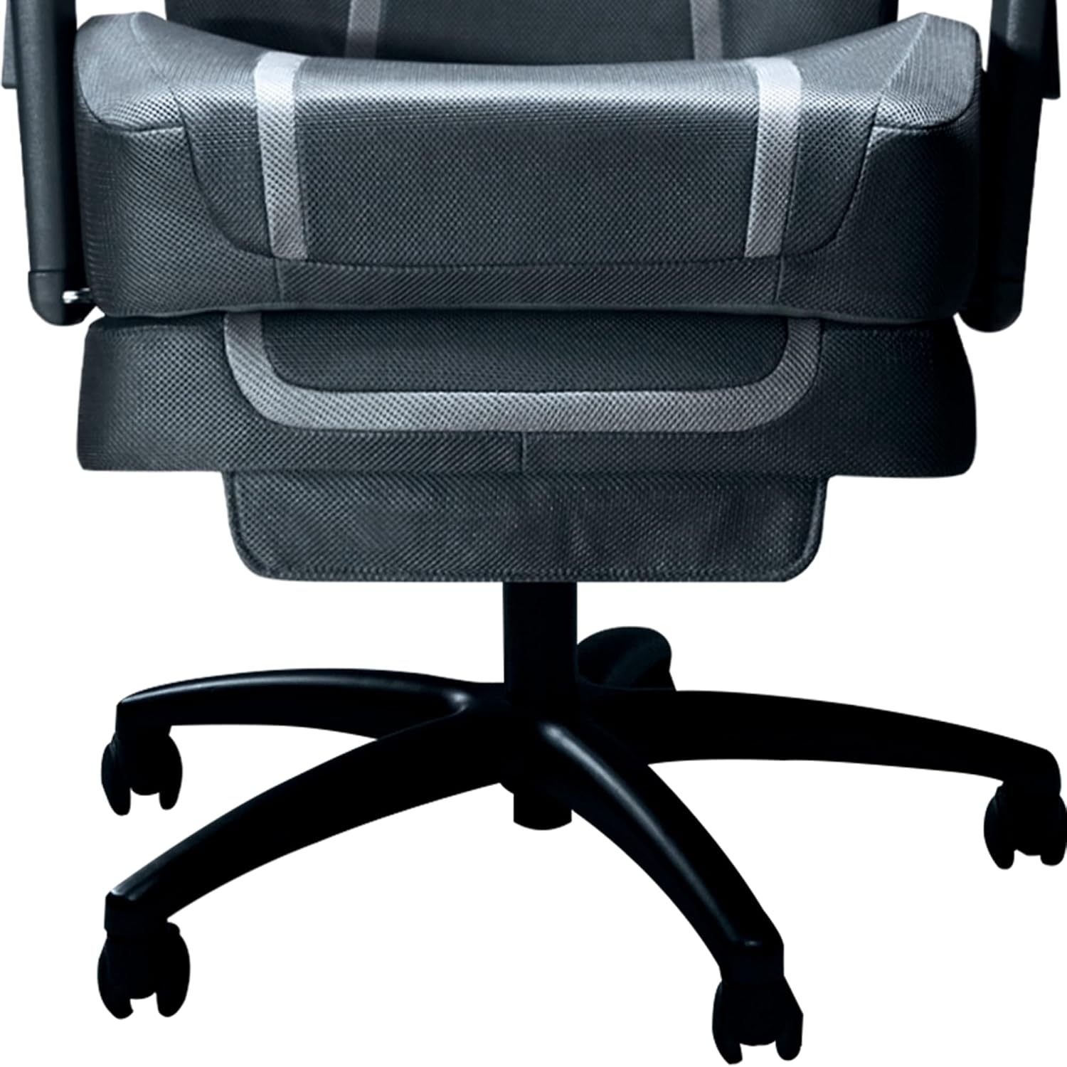 Cooler Master Synk X Lunar Gray Ergonomic Real-Time Tactile Immersion Chair, Retractable Leg Rest, All-in-one Controller, Breathable Fabric, Stable Rolling Base, Solid Structure (IXC-SX1-I-US1)