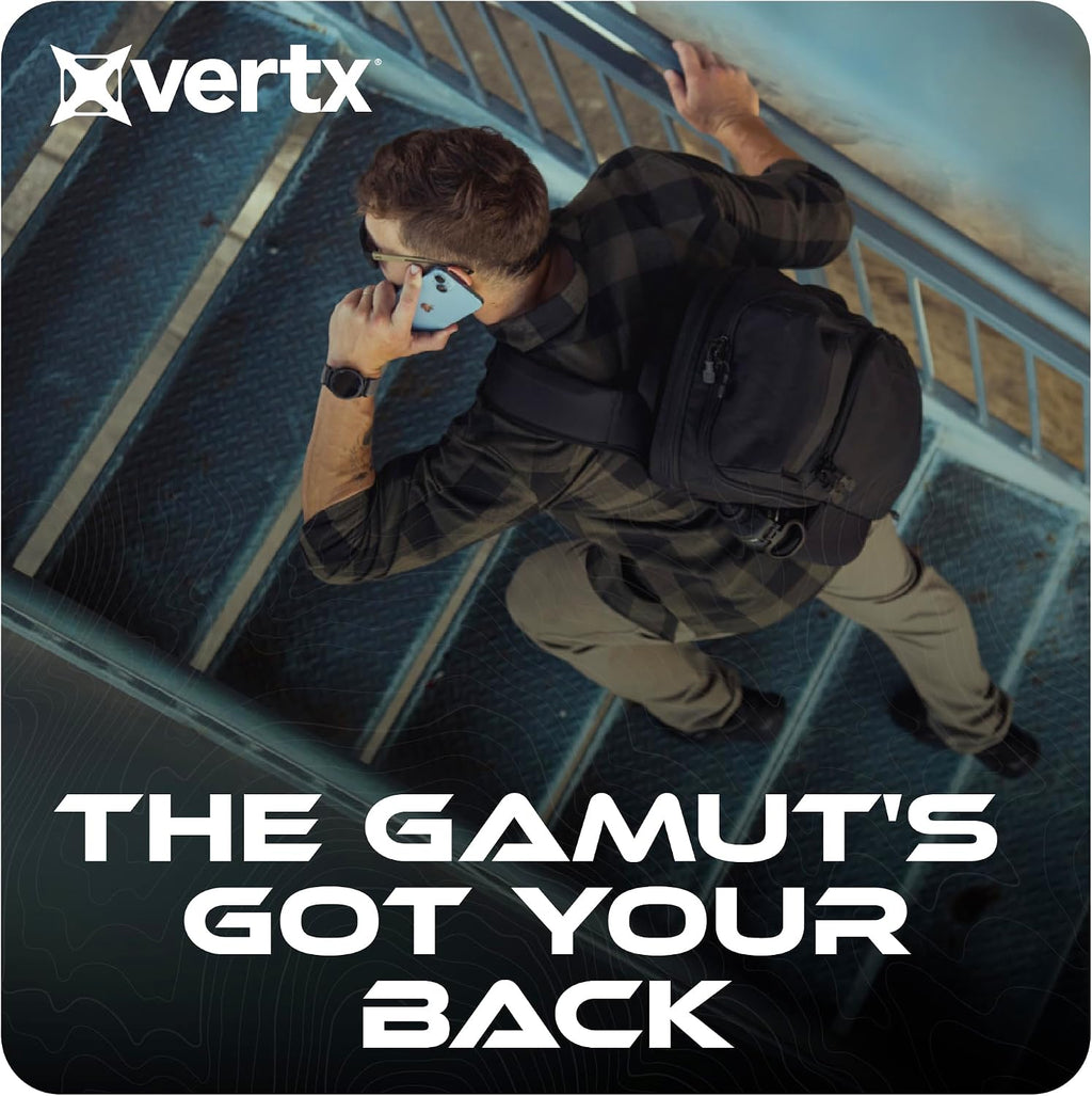 Vertx Gamut 22L Sling Backpack – Versatile, Durable Design with Ample Storage, Ideal for Everyday Use & Outdoor Adventures, Slate Grey/Black - One Size
