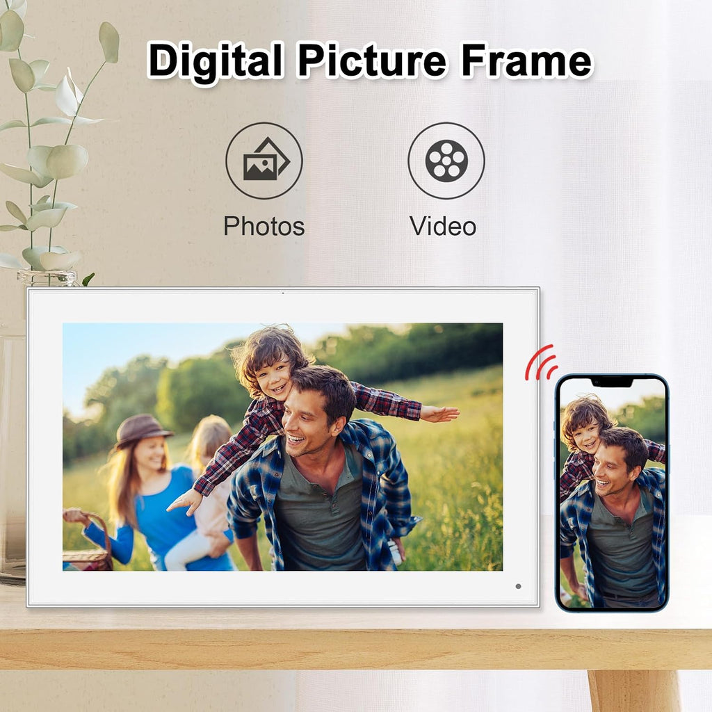 15.6 inch Wall Planner Digital Calendar & Chore Chart, Smart Touchscreen Display for Family Schedules, Hearth Display Digital Calendar, Digital Photo Frame, Great for Organizing Your 2025 Calendar