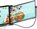 New Mobile Pixels Nexus 13.3' Portable Laptop Monitor, USB Type-C/USBA/HDMI Plug and Play Laptops Screen Extender, Ultra-Thin FHD 1080P Monitor, Compatible with Windows/Mac/Android/Switch