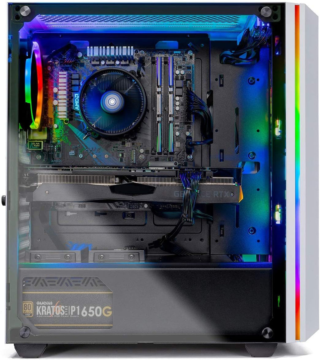 Skytech Chronos Gaming PC Desktop - AMD Ryzen 7 2700X, NVIDIA RTX 2070 Super 8GB, 16GB DDR4 (2X 8GB), 1TB SSD, 650 Watt Gold