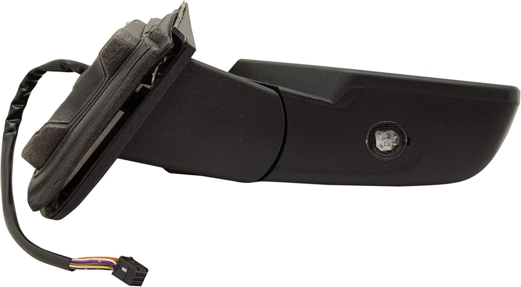 Garage-Pro Passenger Side Power Heated Mirror for Chevrolet Silverado 1500 GMC Sierra 1500 2014-2018 Power Fold With Signal Light, Memory & Puddle Lamp; Without Blind Spot Monitor Textured