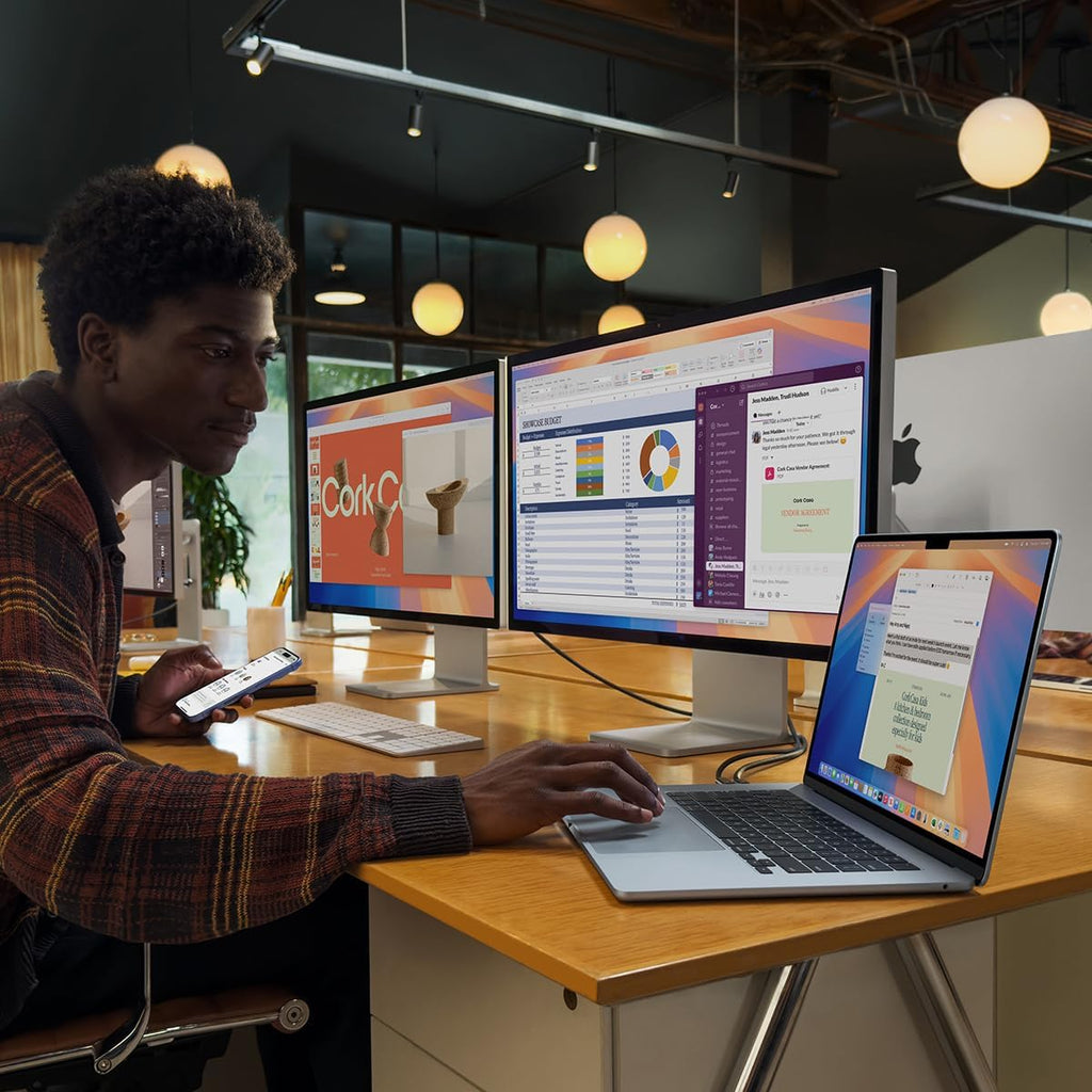 Apple 2025 MacBook Air 15-inch Laptop with M4 chip: Built for Apple Intelligence, 15.3-inch Liquid Retina Display, 16GB Unified Memory, 256GB SSD Storage, 12MP Center Stage Camera, Touch ID; Sky Blue