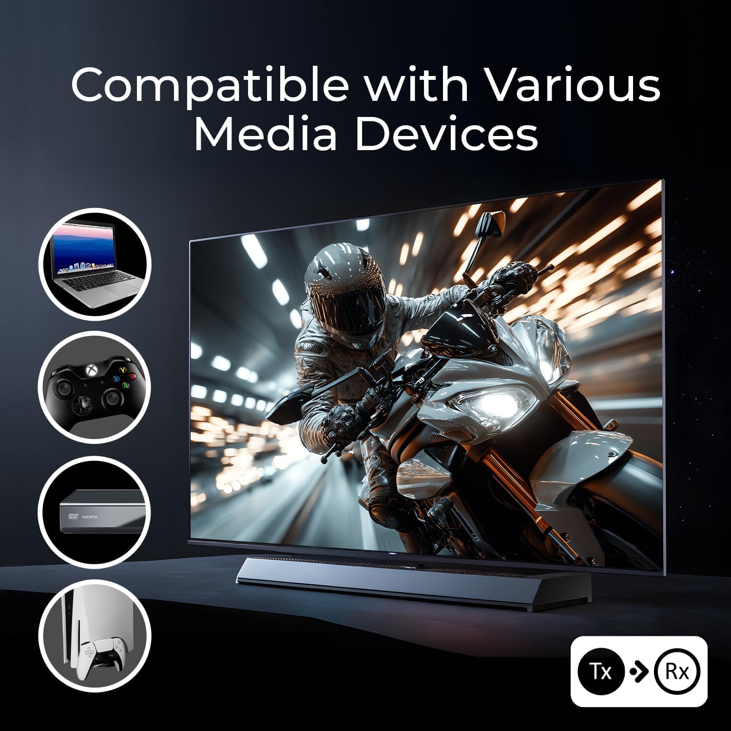 OREI 4K DisplayPort Extender Over Fiber Optic Balun - UltraHD 4K @ 60Hz 4:4:4 DR, HDR10+, SFP+ - Up to 10 KM in Single Mode - 300M in Multi-Mode