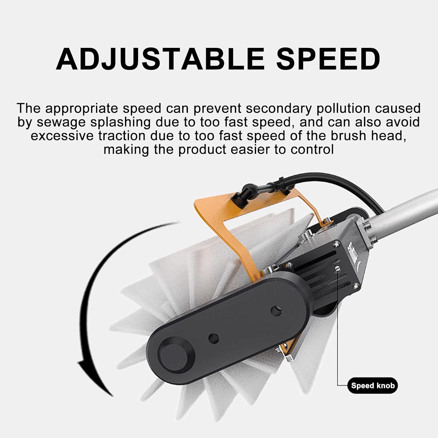7.5m Automatic Water Fed Roller Cleaning Brush, Electric Cleaning Roller Brush, Electric Cleaner for Solar Panel, Photovoltaic Panel, Window Glass,Dual-Purpose