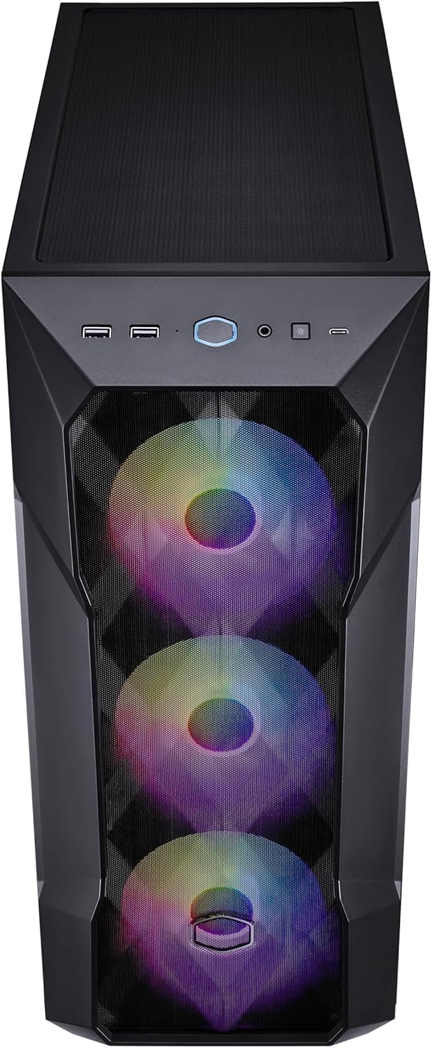 Cooler Master TD5 Pro Gaming PC – AMD RYZEN 7 7800X3D, AMD RX 9070 XT 16GB, 32GB DDR5 6000MHz, 2TB Gen4 M.2, Windows 11, MWE Gold 850 V3 PSU, ATX Desktop PC