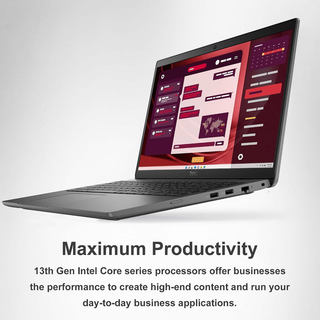 Dell Latitude 3550 3000 Business Laptop (15.6' FHD Anti-Glare, Intel 10-Core i5-1335U (> i7-1355U), 16GB DDR5 RAM, 512GB SSD) Backlit Keyboard, Ethernet, FHD Webcam, Win 11 Pro w/AI Copilot, Grey