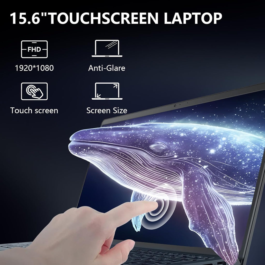 Dell Inspiron 15 Touchscreen Laptop Computer for Home Business Student, 15.6' FHD, Intel 10-Core i5-1334U, 16GB DDR4 RAM, 512GB PCIe SSD, WiFi 6, Bluetooth, Windows 11 Home, Type C Hub + 256GB SD Card