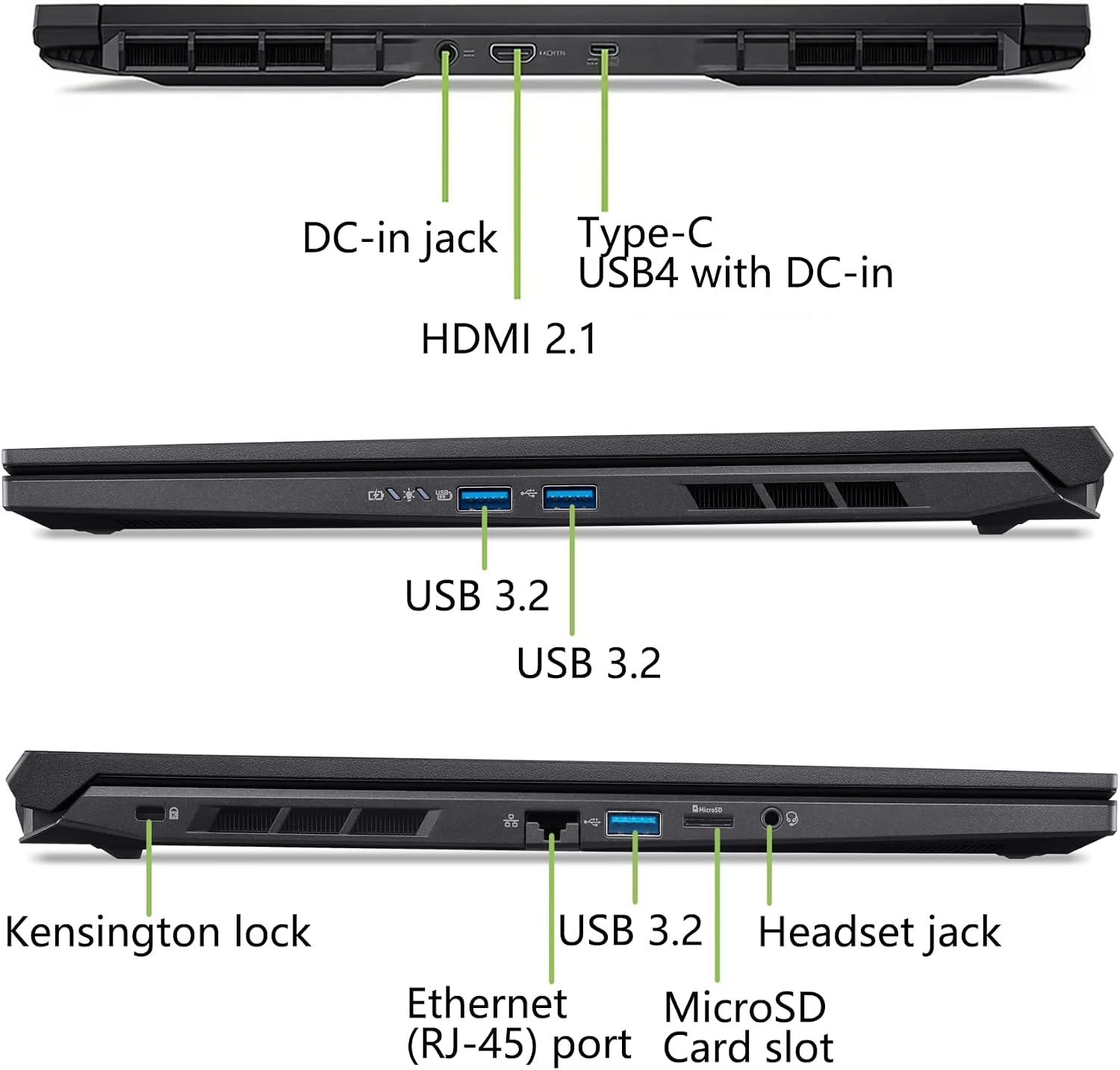 acer Nitro V 16 AI Gaming Laptop | 16' WUXGA IPS 180Hz | AMD Hexa-Core Ryzen 5 240 | 16GB DDR5 1TB SSD | GeForce RTX 5050 8GB DLSS4 (Up to 440 AI Tops) | Backlit Keyboard Win11 Pro w/DLCA Accessory
