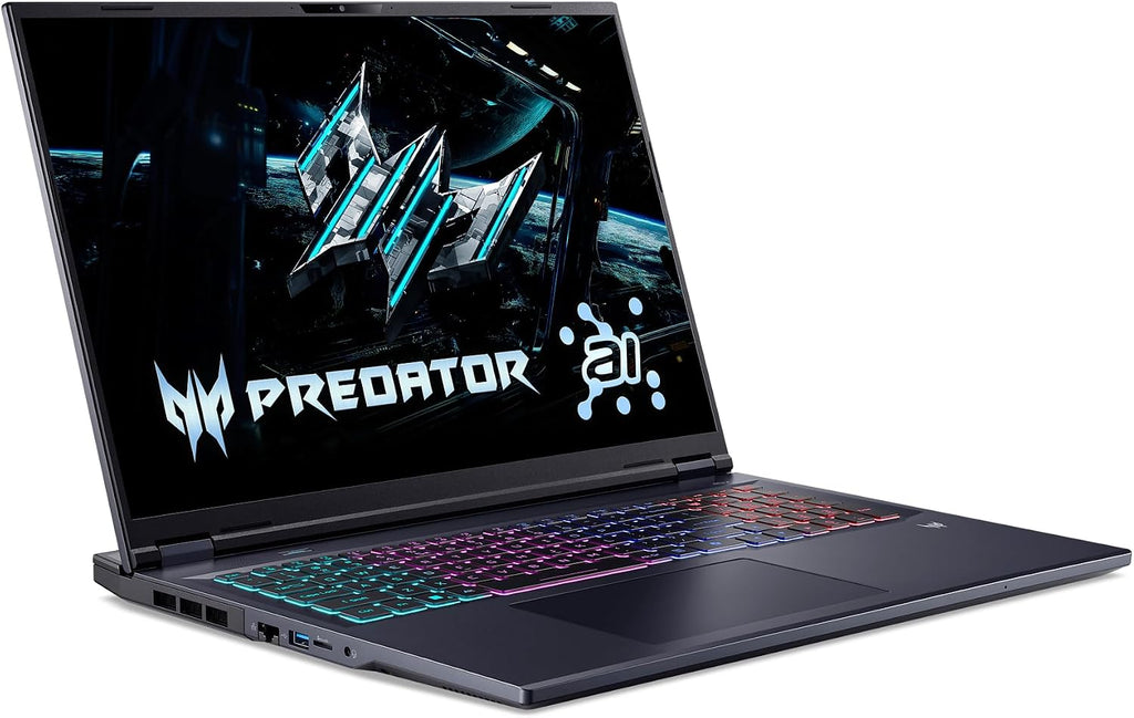 acer Predator Helios Neo 18 AI Gaming Laptop | Intel Core Ultra 9 Processor 275HX | NVIDIA GeForce RTX 5070 Ti | 18' WQXGA 240Hz G-SYNC | 16GB DDR5 | 1TB Gen 4 SSD | Killer Wi-Fi 6E | PHN18-72-92Y3