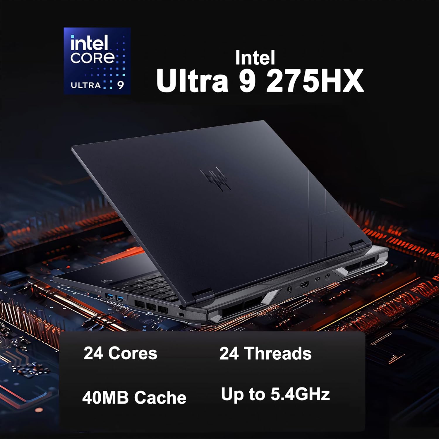acer Predator Helios Neo 16S AI Gaming Laptop 16' 2560x1600 OLED 240Hz (100% DCI-P3) Intel 24-core Ultra 9 275HX 32GB RAM 1TB SSD GeForce RTX 5070 Ti DLSS4 (Up to 992 AI Tops) Win11 ICP Hub
