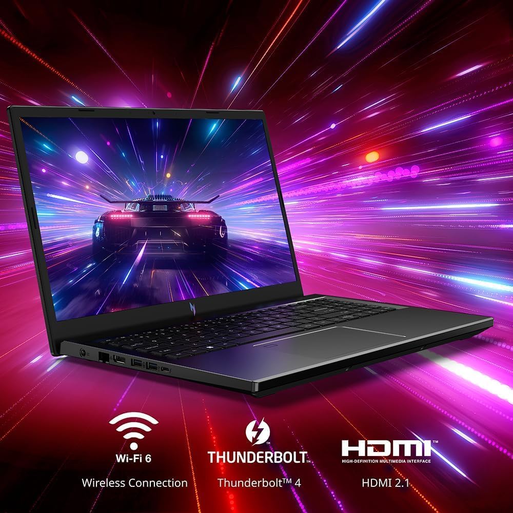acer Nitro V15 Gaming Laptop, Microsoft Office Lifetime License & Windows 11 Pro, Intel i9-13900H Processor, NVIDIA GeForce RTX 4060, 64 GB DDR5 RAM, 1 TB SSD, 15.6' FHD 144Hz Display, Backlit