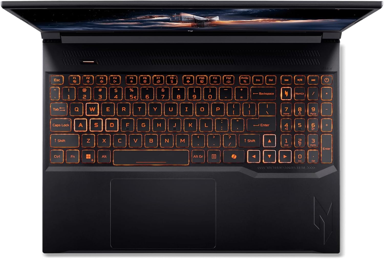 acer Nitro V 16' (1920 x 1200) WUXGA 180Hz Gaming Laptop | AMD Ryzen 7 260 | NVIDIA RTX 5050 | Webcam| Backlit | 16GB RAM DDR5 | 512GB SSD | Windows 11 Home | Bundle with Mouse Pad