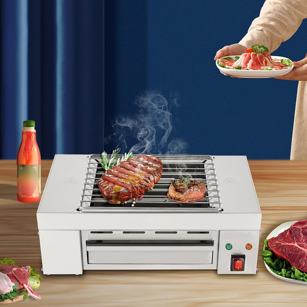 Barbecue Electric Grill, 1500W Smokeless Indoor Grills