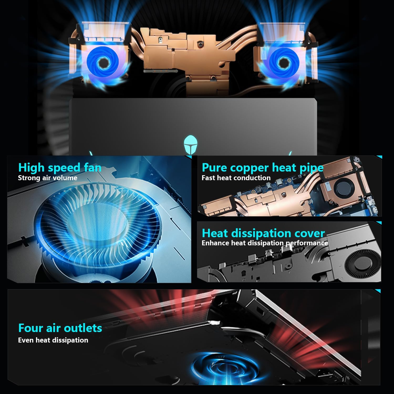 Thunderobot Storm 17 5070 Gaming Laptop, 17.3' QHD 165Hz 2K Display, Core i7-13620H, GeForce RTX 5070, 32GB DDR5 RAM, 1TB SSD, RGB Backlit Keyboard, HDMI, Wi-Fi 6, Win11 Home