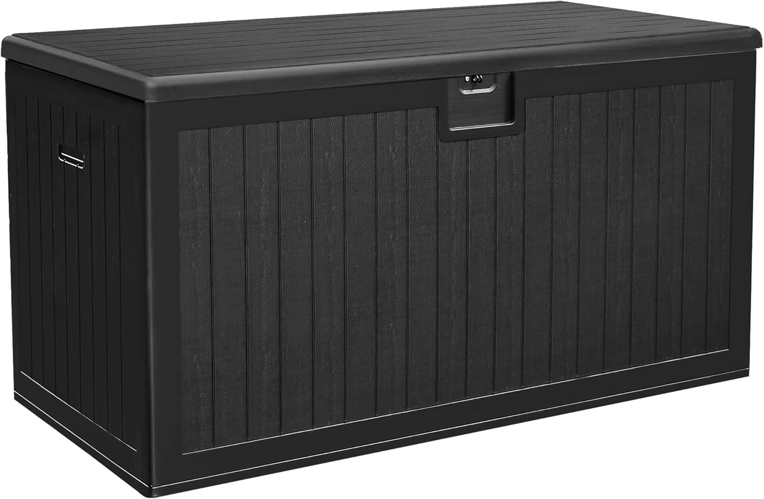 YITAHOME 180 Gallon Large Deck Box with Side Handles, Outdoor Double-Wall Storage for Patio Furniture Cushions, Garden Pool Accessories, Waterproof & Lockable