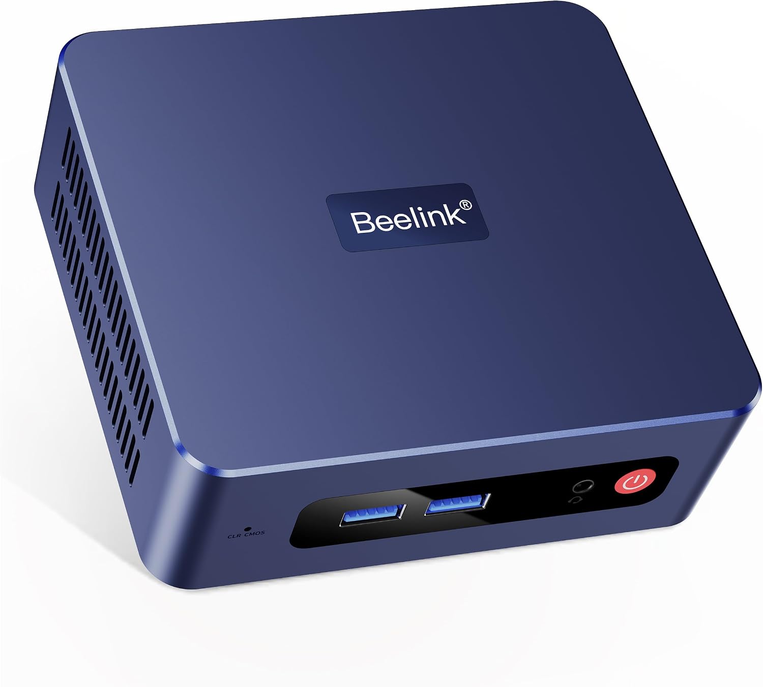 Beelink SER3 mini PC, AMD Ryzen 3200U (Up to 3.5GHz), 16GB DDR4 500GB PCle SSD，mini Computer Support 4K Dual-Screen Display/1000M LAN/WiFi5/BT5, Home/Office Mini Desktop Computer