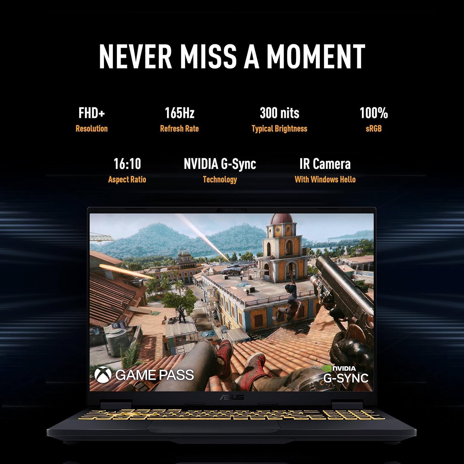 ASUS 2025 TUF F16 Gaming Laptop, NVIDIA RTX 5060, Intel i7-14650HX(Up to 5.2GHz), 16' FHD+ 165Hz Anti-Glare Screen, WiFi 6E, 32 GB DDR5, 1 TB SSD, Windows 11 Pro, W/One-Handed Keyboard & Design Mouse