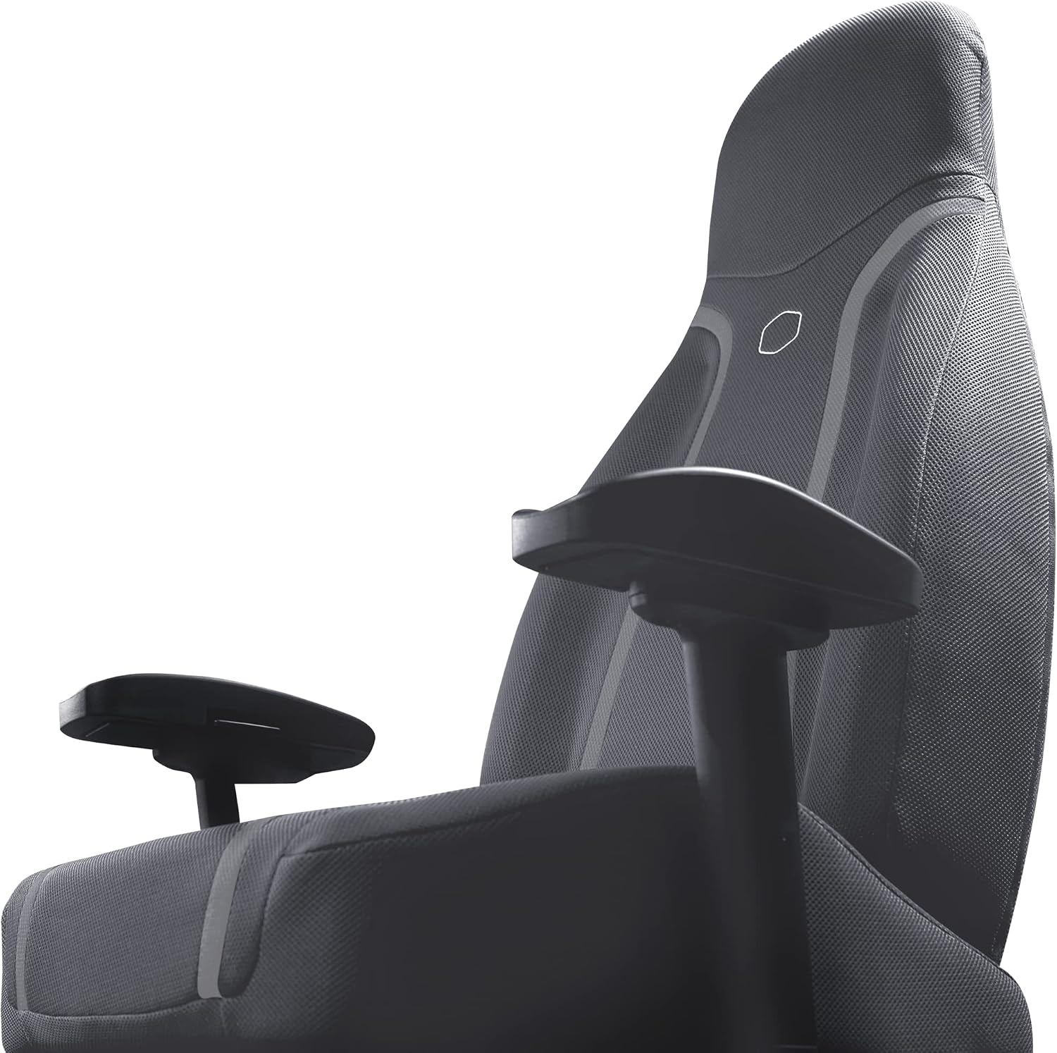Cooler Master Synk X Lunar Gray Ergonomic Real-Time Tactile Immersion Chair, Retractable Leg Rest, All-in-one Controller, Breathable Fabric, Stable Rolling Base, Solid Structure (IXC-SX1-I-US1)
