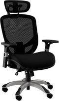 STAPLES Hyken Ergonomic Office Chair Adjustable Lumbar Support with Breathable Mesh, Swivel Desk Chair for Home Office, Black (XL)