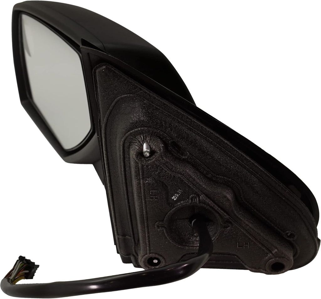 Kool Vue Driver & Passenger Side Power Heated Mirrors for Chevrolet Silverado 1500 GMC Sierra 1500 2014-2018 Power Fold With Signal Light, Memory & Puddle Lamp; Without Blind Spot Monitor Textured