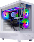 Skytech Gaming Azure 3 Desktop PC, Ryzen 7 9800X3D 4.7 GHz (5.2 GHz), NVIDIA RTX 5080 16GB, 2TB NVMe SSD, 32GB DDR5 RAM 6000 RGB, 850W Gold ATX 3 PSU, 360mm ARGB AIO, Wi-Fi, Win 11