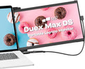 Duex Max DS Portable Monitor for Laptop, 【2026 Upgrade】 Mobile Pixels 14.1' Full HD IPS Dual Monitor for laptops, USB C/USB A/HDMI Powered Plug and Play Portable Display,Windows/Apple Compatible