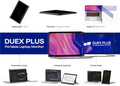 Mobile Pixels Duex Plus Portable Monitor for Laptops, USB C/USB A Plug and Play 13.3' Laptop Screen Extender