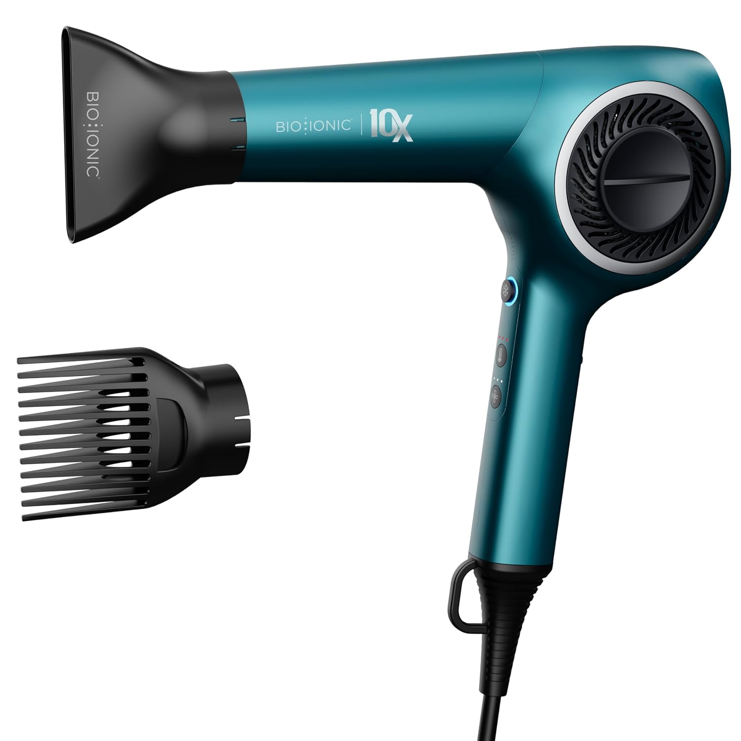Bio Ionic 10X Ultralight Speed Hair Dryer, Blow Dryer with Adjustable Heat & Speed, Memory Function, Professional Hair Styling Tool for Fast, Frizz-Free Hairstyles
