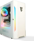 ViprTech Rebel 4.0 Gaming PC - AMD Ryzen 7 (4.1Ghz Turbo), RTX 4060 8GB, 16GB DDR4 RAM, 1TB SSD, VR-Ready, Streaming, WiFi BT, RGB, Win 11 Pro, Prebuilt Desktop Computer White