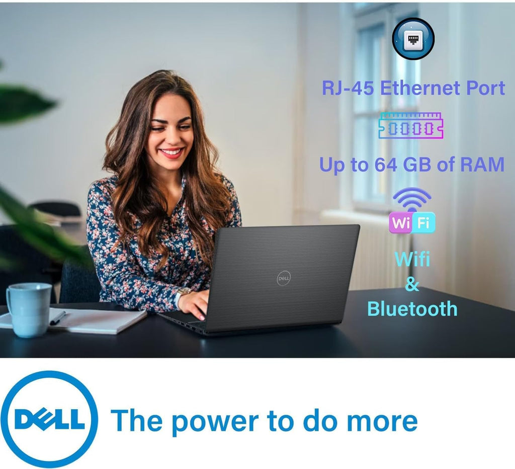 Dell Laptop Computer for Home and Student, Intel Core Processor (Beat i5-1145G7), 32GB DDR4, 1TB PCIe SSD, Business 15.6' Vostro 3530 120Hz FHD, WiFi, Bluetooth, Type-C, HDMI, Windows 11 Pro