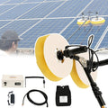 Double Head Solar Panel Cleaning Brush (3.5M / 5.5M / 7.5M), Adjustable Length, Double Brush Head (Rotating), Battery Life: 4-8 Hours, Water Supply Rod Electric Rotating Brush,3.5m