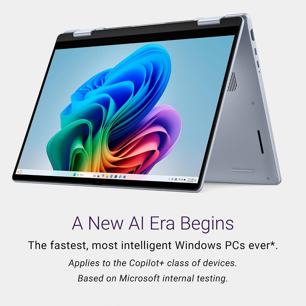 Dell 14 Plus (Next Gen Inspiron 14 Plus) 2-in-1 AI Laptop (14' FHD+ Touchscreen, Intel Core Ultra 7 256V (> i7-1355U), 16GB DDR5, 1TB SSD) Copilot+ PC, 24-Hr Battery, Wi-Fi 7, Fingerprint, Win 11 Home