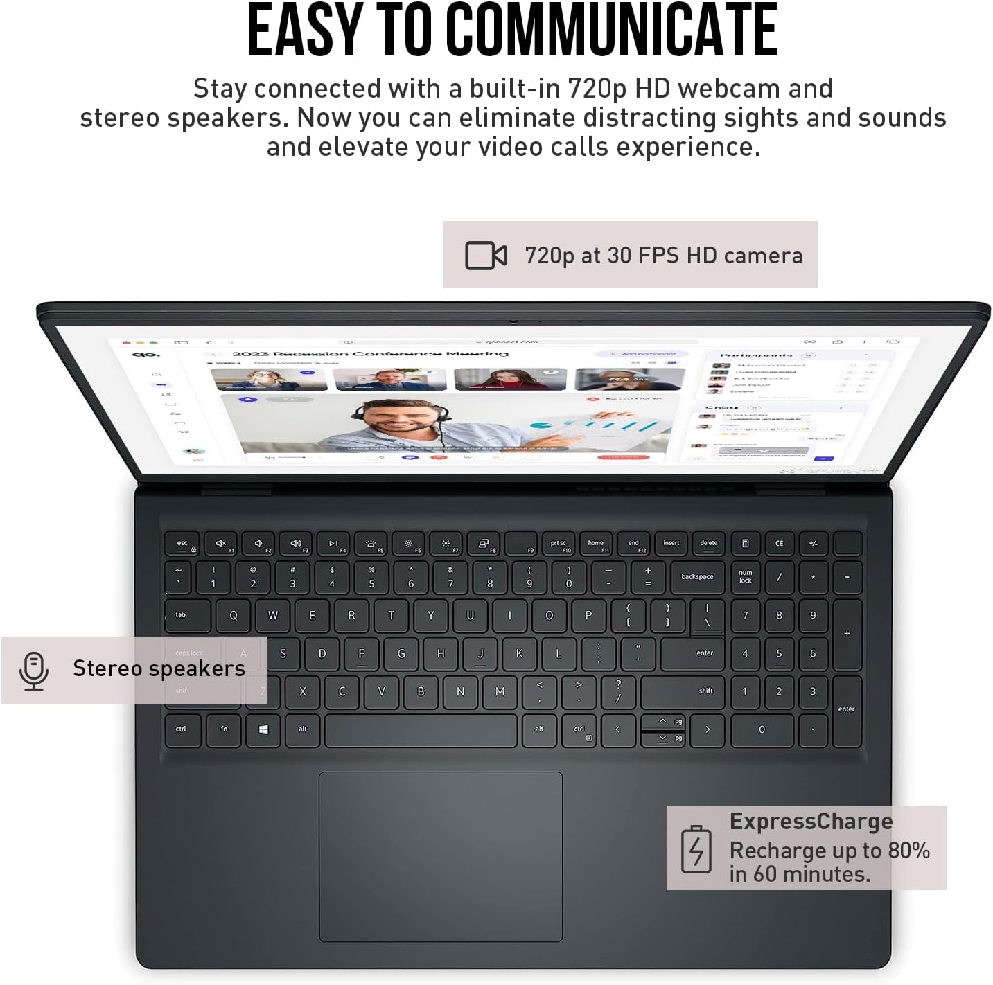 Dell Inspiron 15 3000 3520 Laptop Computer, 15.6 Inch FHD Business Laptop, Intel 10-Core i7, 32GB RAM, 1TB SSD, Windows 11 Pro Laptop, Lifetime Microsoft Office, 10-Key Number Pad, Webcam HDMI WiFi 6