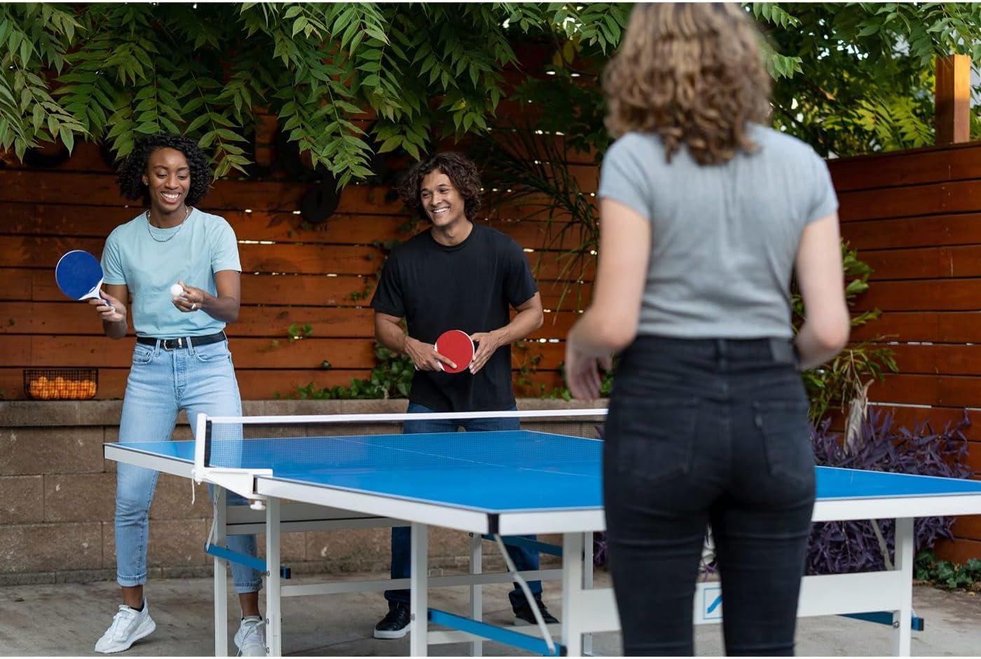STIGA Outdoor Table Tennis Table – All-Weather Waterproof Aluminum Ping Pong Table with Net & Post, QuickPlay Assembly, 108' L x 60' W x 30' H