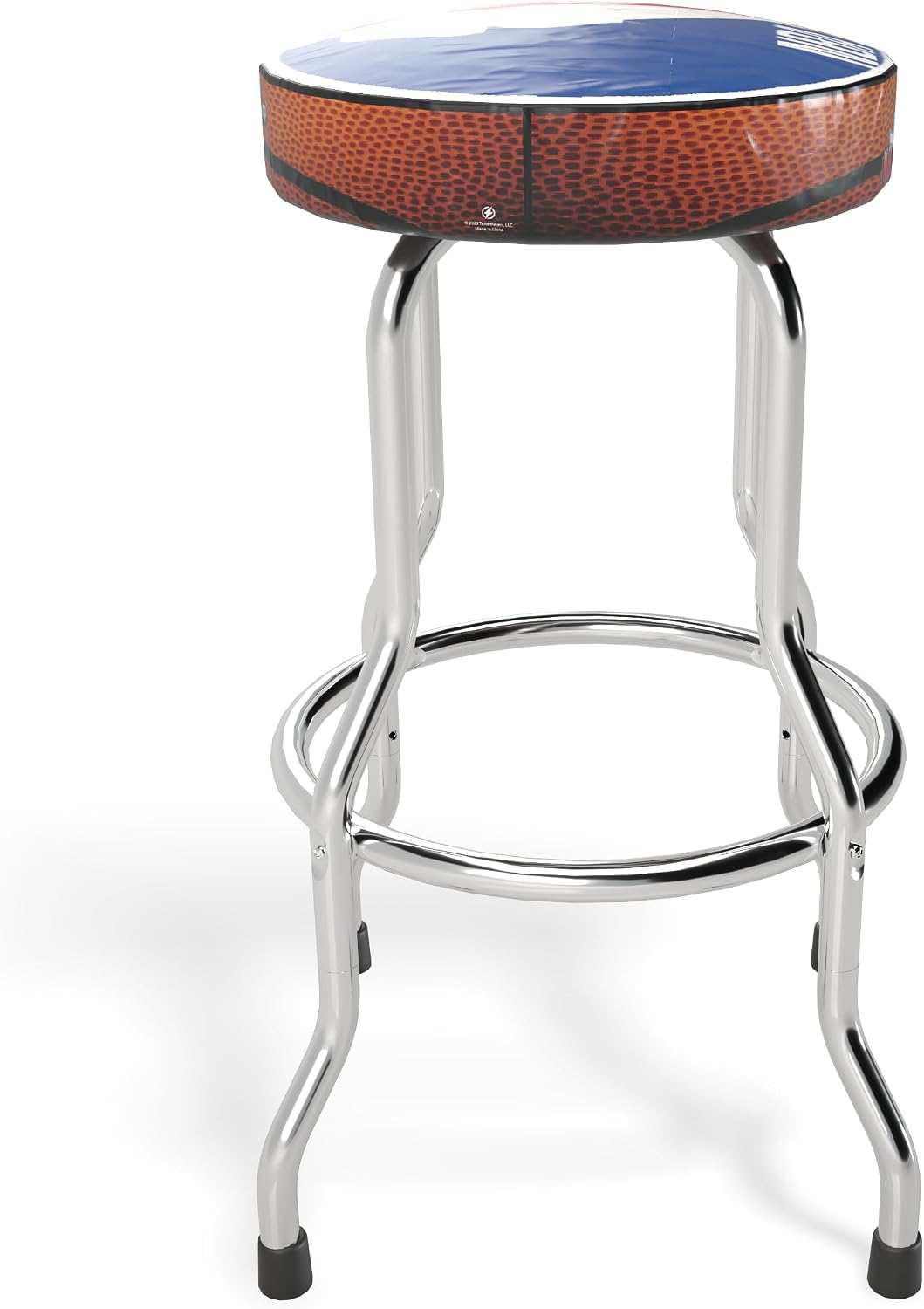 ARCADE1UP Officially Licensed Adjustable Stool with Chrome-Plated Steel Frame and High-Density Foam Padding for Supreme Gaming Comfort (NBA JAM)