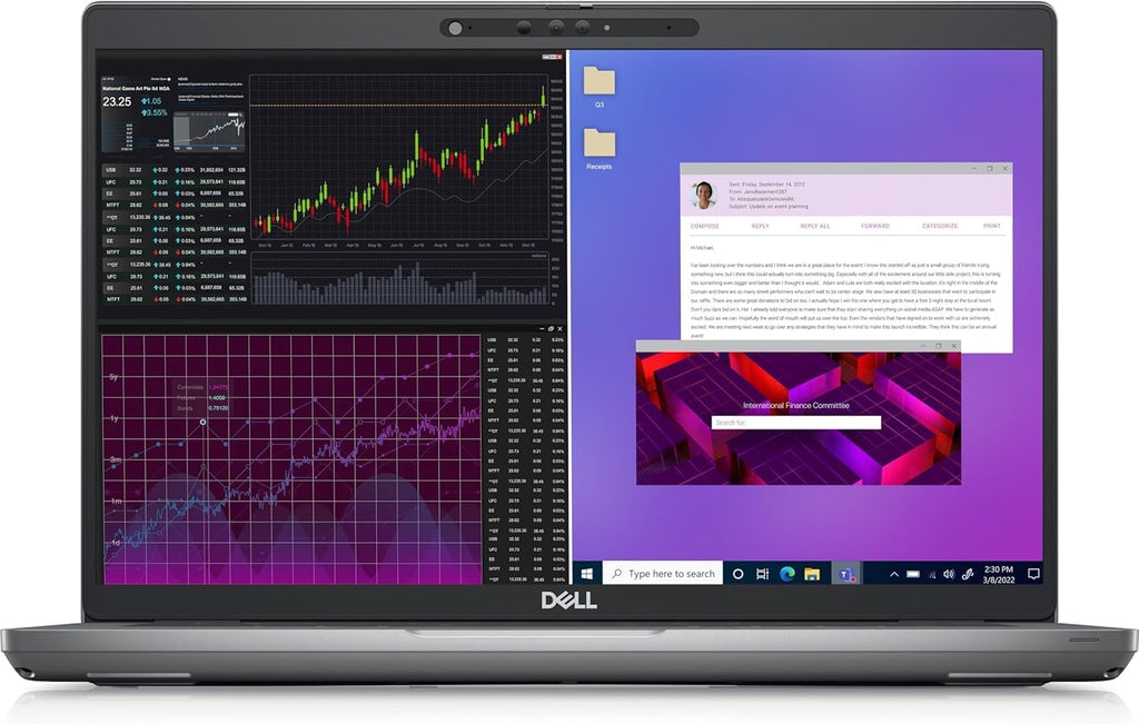 Dell Precision 3000 3470 14' Mobile Workstation - Full HD - 1920 x 1080 - Intel Core i7 12th Gen i7-1260P Dodeca-core (12 Core) - 16 GB Total RAM - 512 GB SSD - Titan Gray (Renewed)