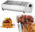 KnoRRs Premium Indoor Smokeless Electric Grill, 2600W Health BBQ Grill with Adjustable Temperature, Grill Surface 425x255 mm, Includes Water Filled Drip Tray to Reduce Smoke and Smell, BBQ Barbecue