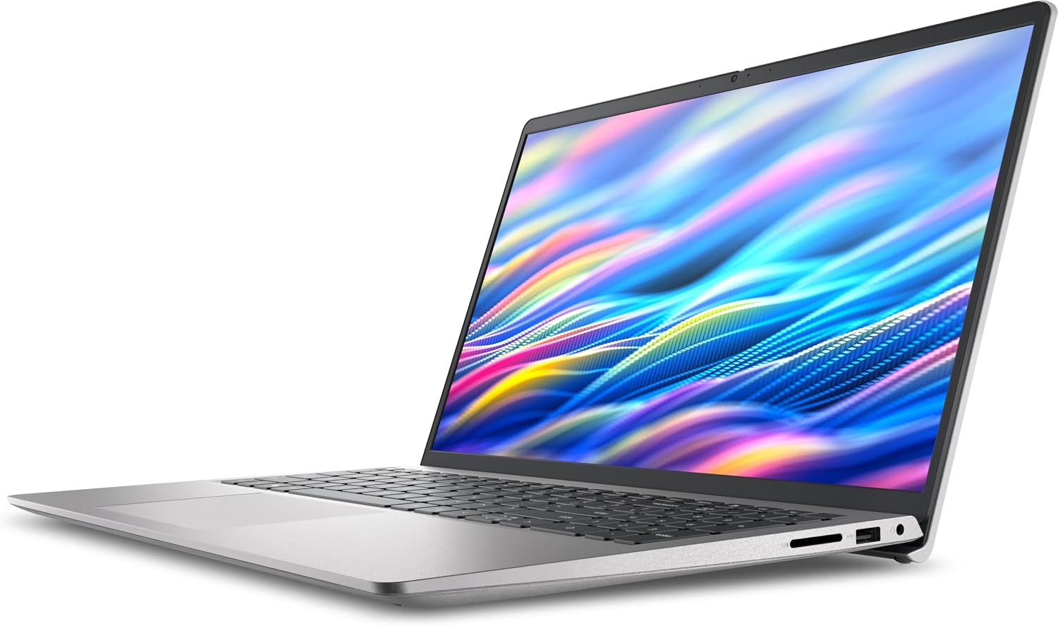 Dell 15 DC15250 Laptop, 15.6' 120Hz FHD IPS Display, Intel i7-1355U 10-Core, Intel Iris Xe Graphics, 32GB DDR4 1TB SSD, Backlit Keyboard, Fingerprint, Wi-Fi 6, 720p HD Camera, Win11 Home