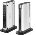 [Intel Certified] Cable Matters 16-in-1 40Gbps Thunderbolt 4 Dock with Thunderbolt Share - Quad 4K Video(2X DP, 2X HDMI) for Windows, Dual 4K (DP or HDMI) for MacBook Pro M1/M2/M3/M4 Pro/Max, 100W PD