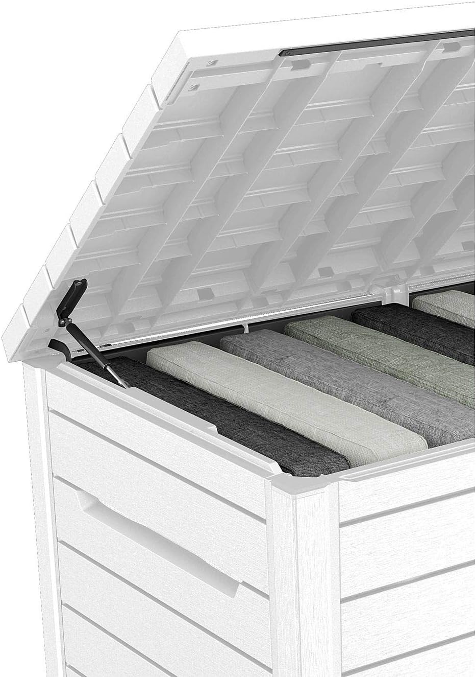 Keter XXL 230 Gallon Deck Storage Box Outdoor Patio Container ~ White