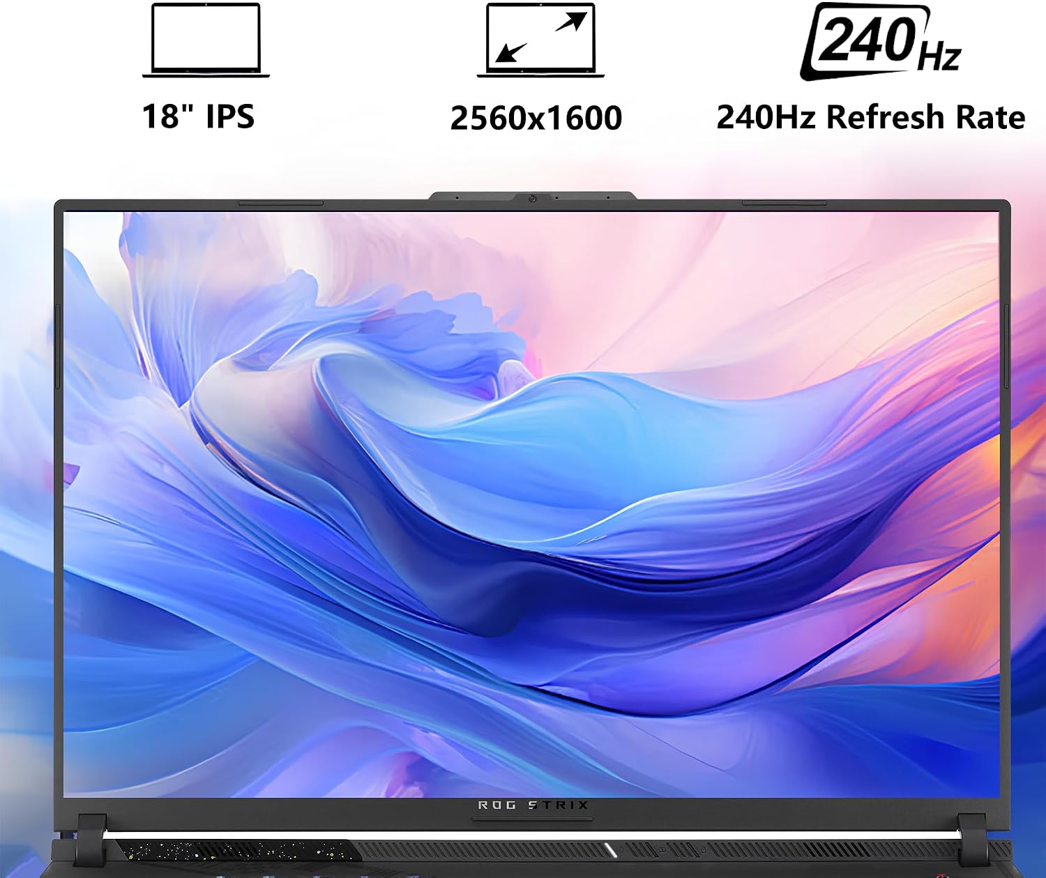 ASUS ROG Strix G18 G814 Gaming Laptop | 18' 2.5k (2560x1600) 240Hz (100% DCI-P3) | AMD 16-core Ryzen 9 9955HX (>i9-14900HX) | 32GB DDR5 1TB SSD | GeForce RTX 5070 | RGB Backlit Win11 w/DLCA Accessory