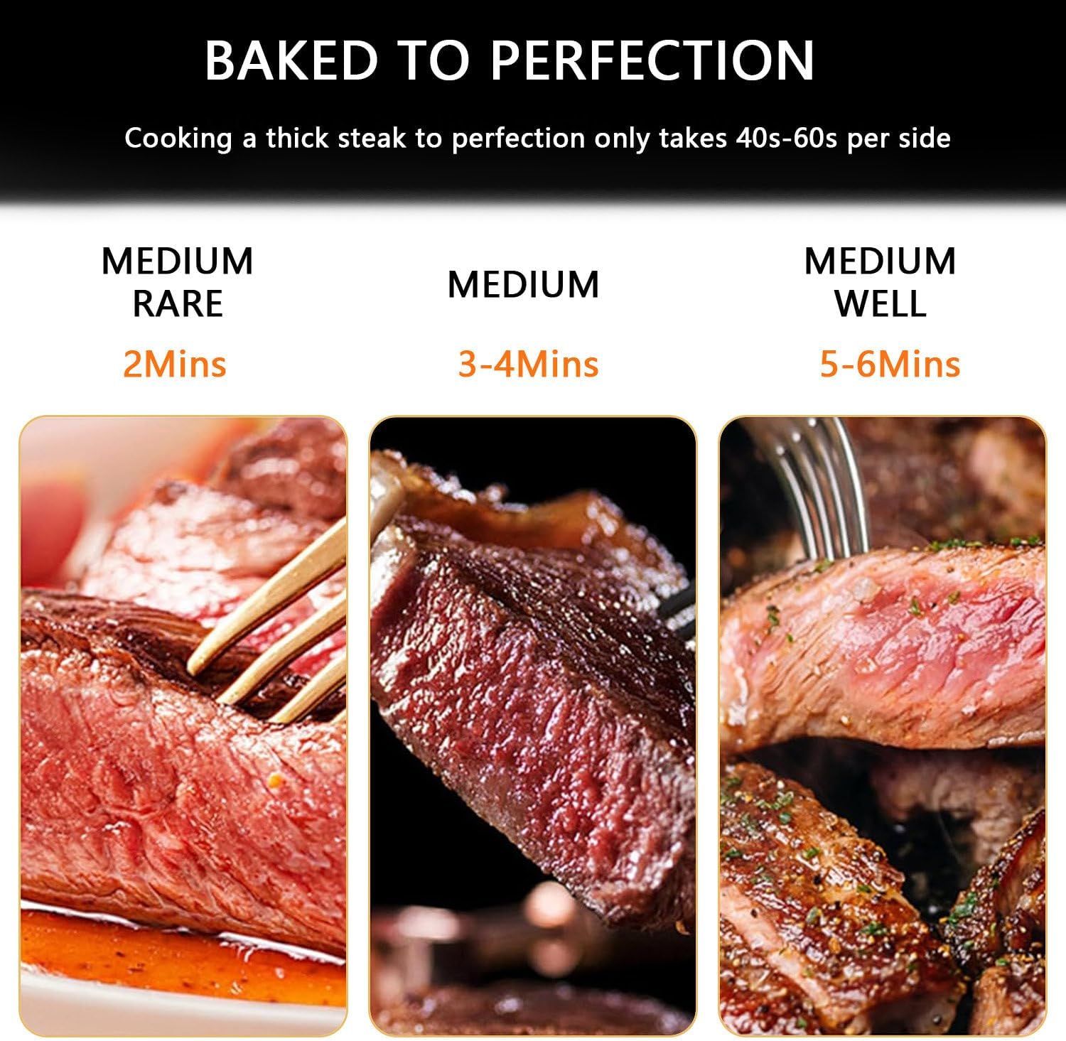 1700W Electric Steak Broiler, With 8 Grilling Slots, Time and Temperature Adjustable, 800℃ Stainless Steel Steak Grill, For Indoor Kitchen,A-220V