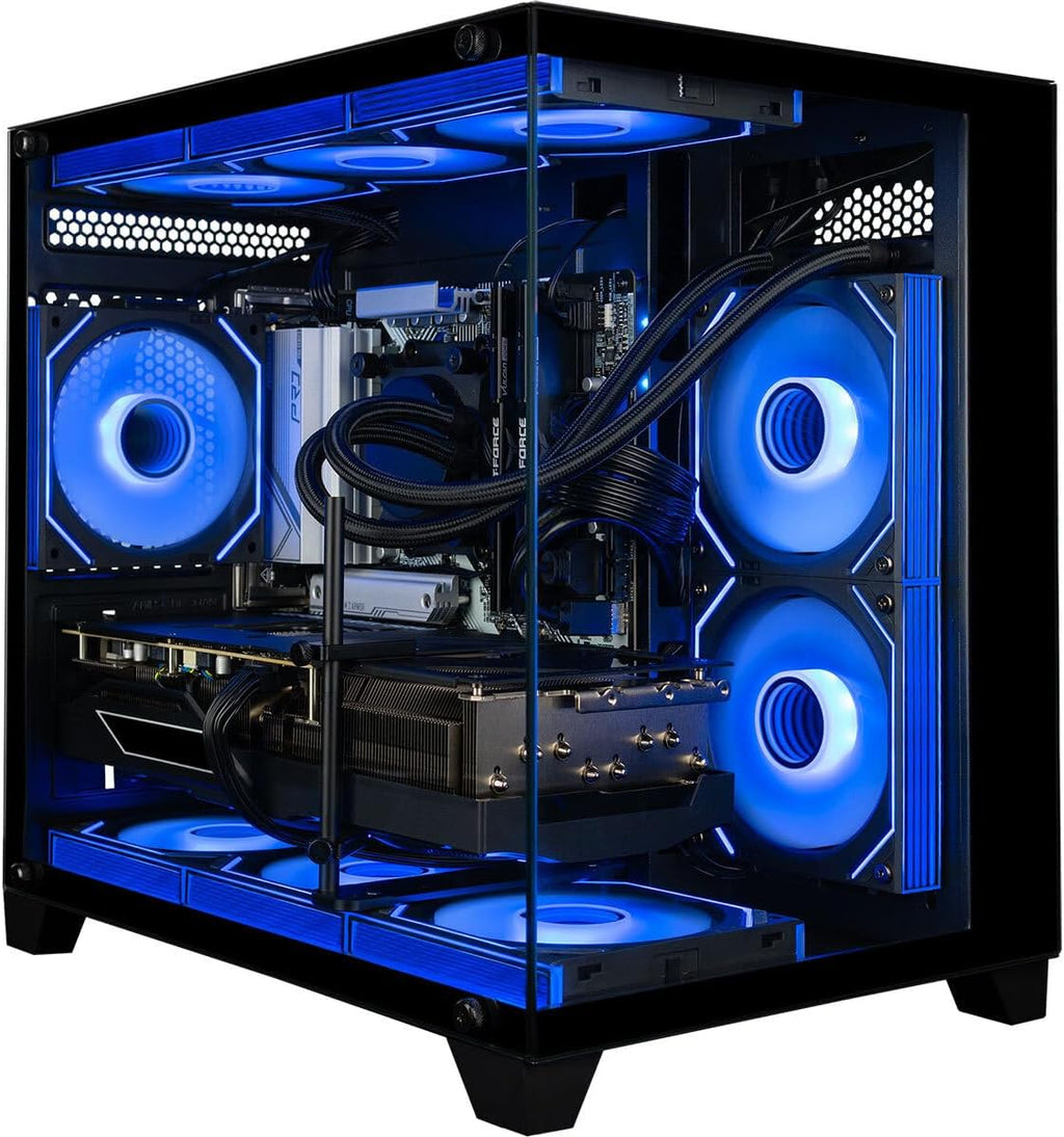 Panorama RTX 5070 Ti, 24-Core i9-14900KF, 32GB DDR5 RAM, 2TB Gen4 SSD, Liquid Cooled Gaming Desktop PC w/Windows 11 Pro, 3-Year Warranty, RGB Keyboard+Mouse, Internal Wi-Fi 6E, 3X DP & HDMI