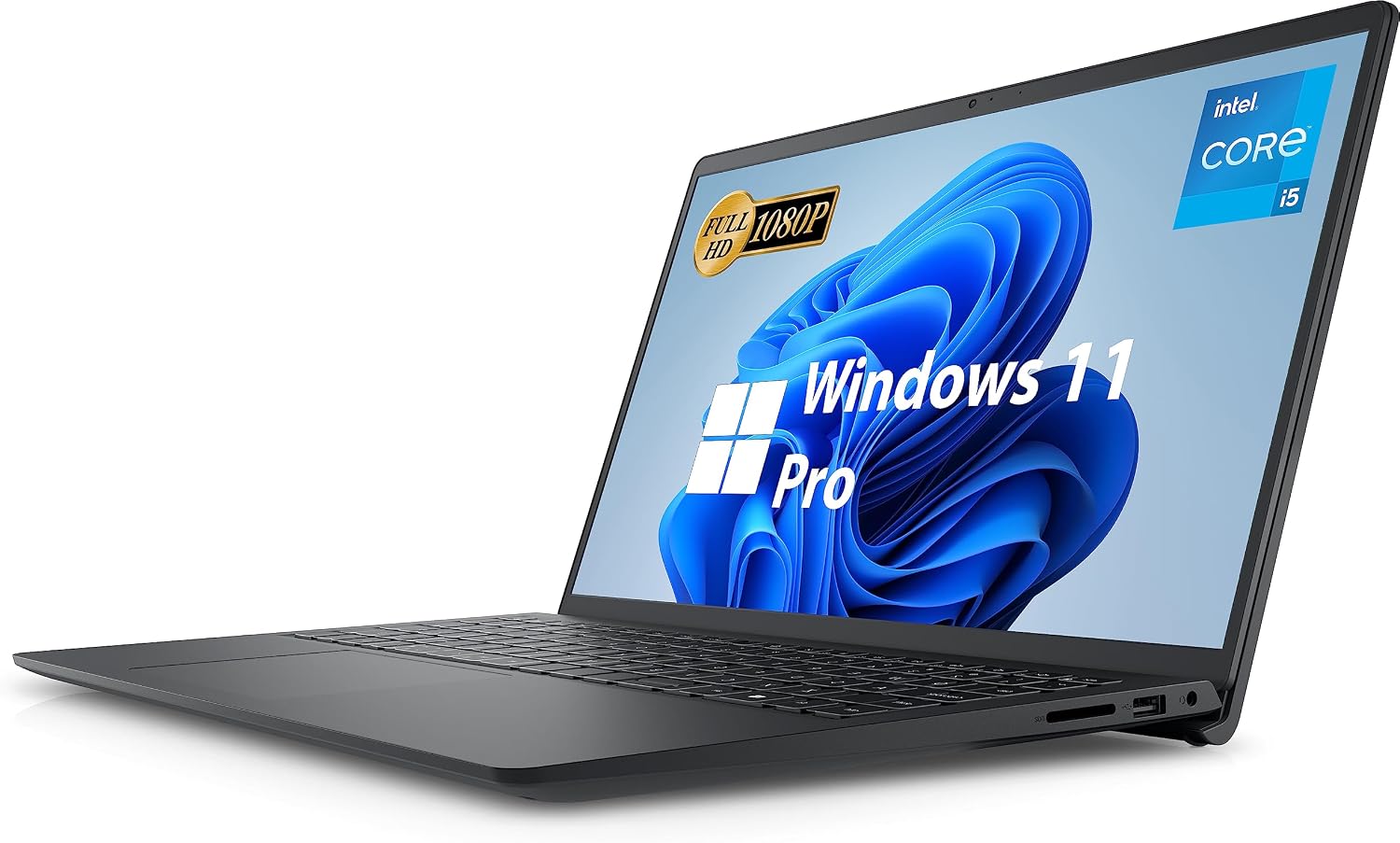 Dell 2024 Inspiron 15 Business Laptop, Free Microsoft Office 2021 with Lifetime License, 15.6' FHD 1920 x 1080, Intel Quad-Core i5-1135G7 2.4 GHz, 32GB DDR4 RAM, 1TB PCIe SSD, Windows 11 Pro, Black